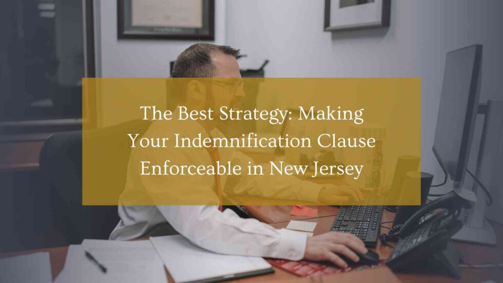 attorney for indemnification clause nj